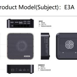 MINI PC E3A Alder Lake   i5-12450H RAM DDR4-3200-16G ROM M.2-2280-NVME3.0-512G WIFI 6 windows 11 pro