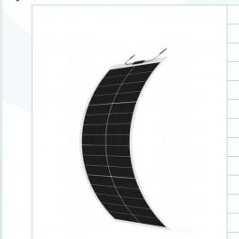 100W semi-flexible solar panel -- 1230*470*2mm