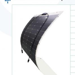 180W semi-flexible solar panel -- 1270*790*2mm